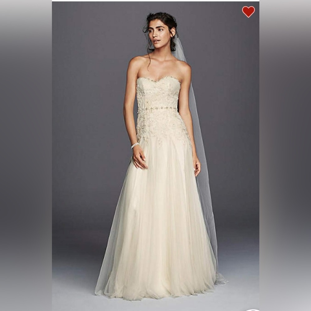 New vintage style David’s Bridal Wedding dress